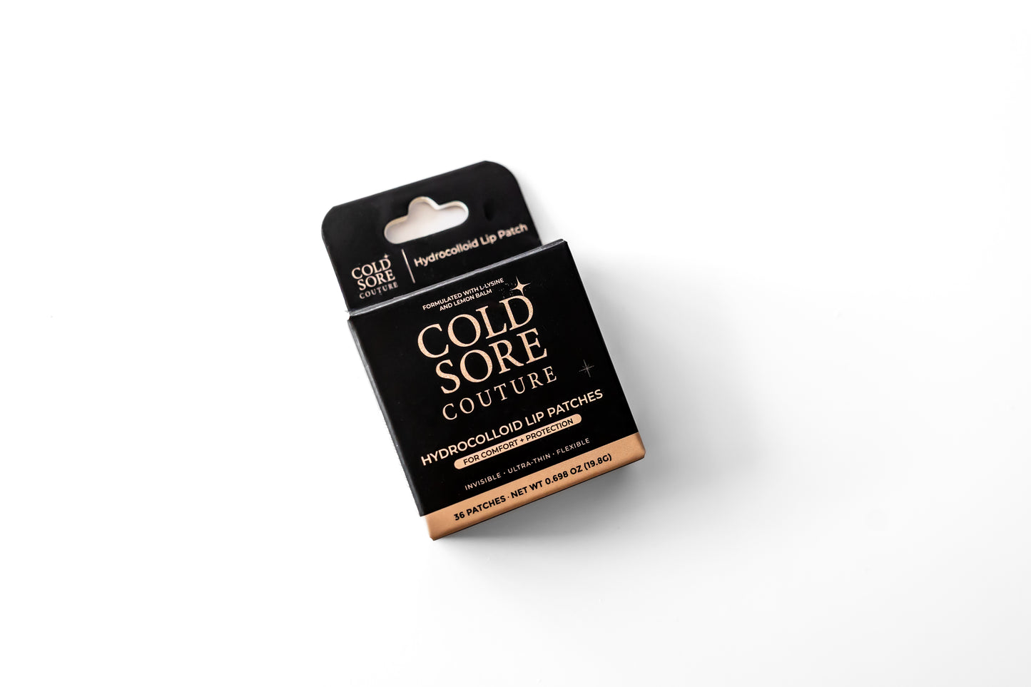 Cold Sore Couture Mirrored Compact with Hydrocolloid Patches (36 Count)